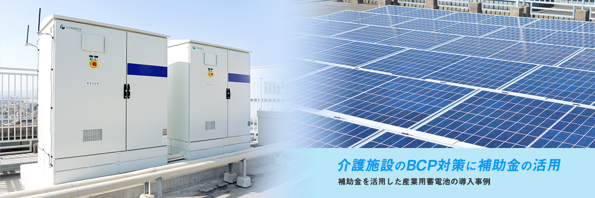 補助金を活用した産業用蓄電池の導入事例