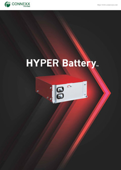 急速充電･急速放電専用電池 HYPER Battery™カタログ表紙