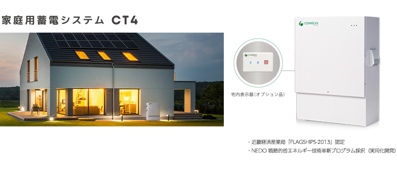 CT4設置イメージ：家庭用蓄電システム｜CT4