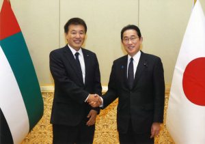 岸田首相のサウジアラビア訪問に同行